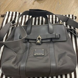Henri Bendel Charcoal Jetsetter Bag